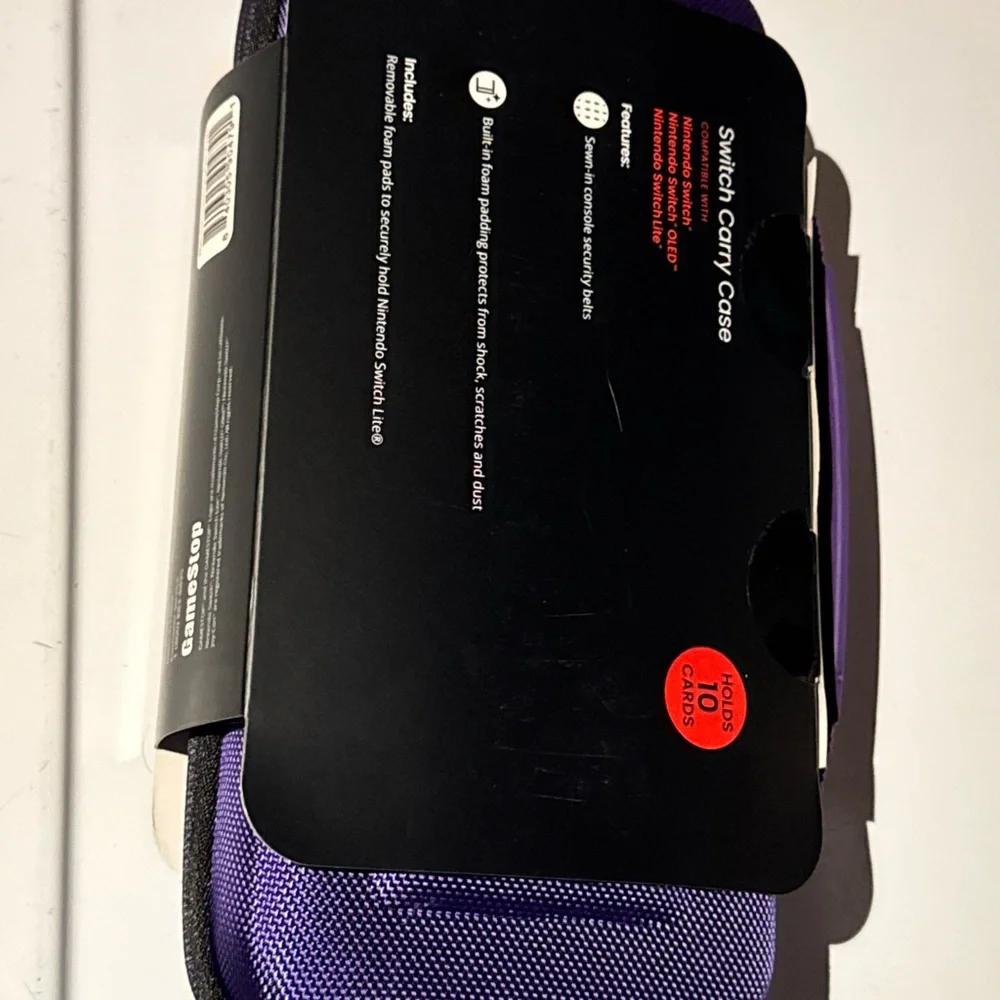 GameStop Purple Switch Carry Case